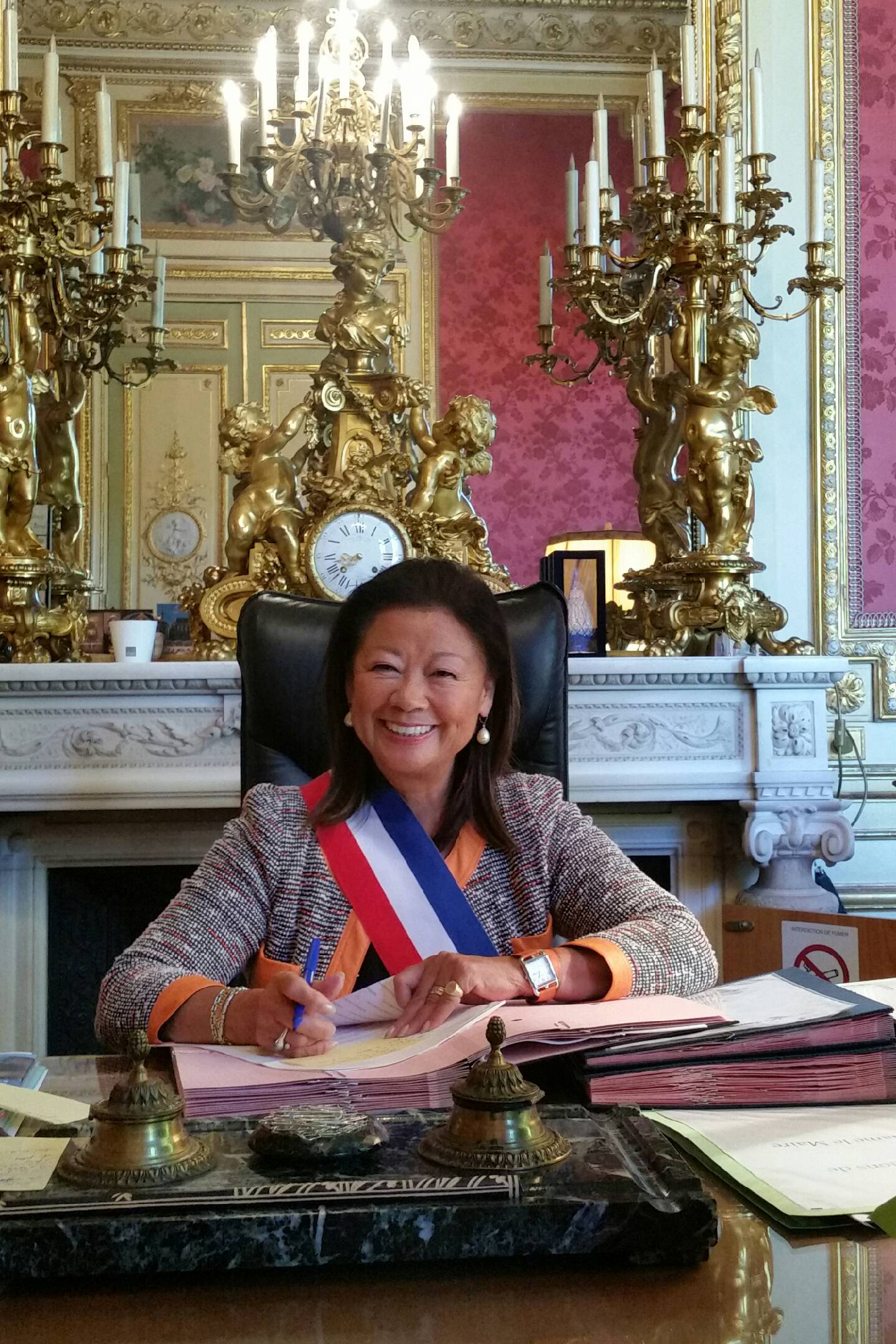 Jeanne d'Hauteserre - Bureau du Maire du 8e (© Mairie du 8e) Jeanne d'Hauteserre, maire du 8e arrondissement